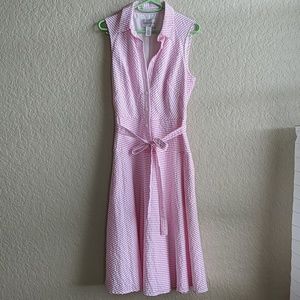 Donna morgan collared sleeveless dress